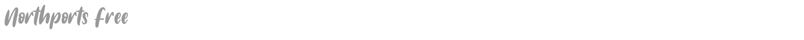 Northports font preview